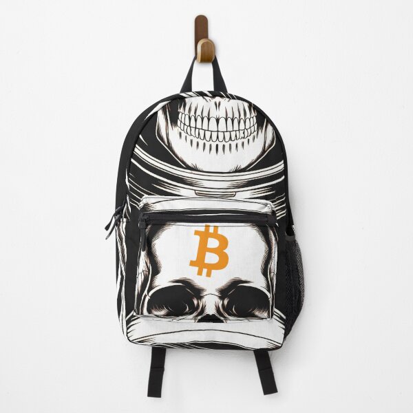 Item preview, Bitcoin Skull Astronaut - Crypto Space Art designed and sold by cabana.space.