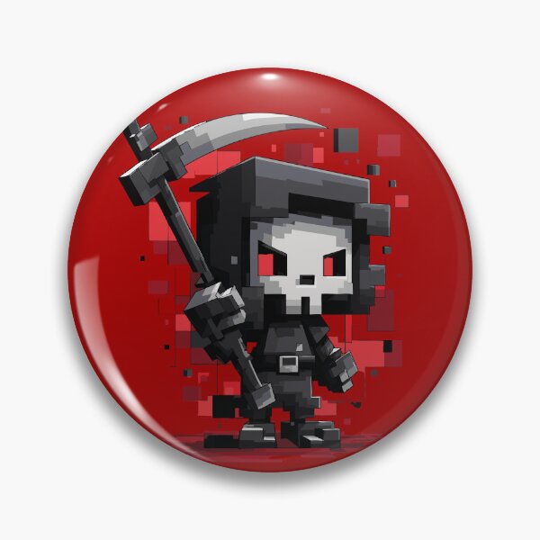Item preview, Pixel Grim Reaper – Retro Dark Character designed and sold by drizzd.
