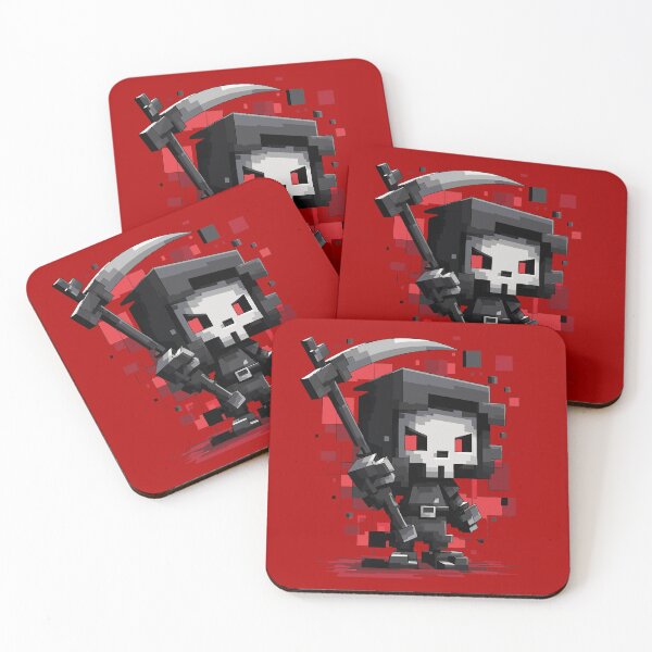 Item preview, Pixel Grim Reaper – Retro Dark Character designed and sold by drizzd.