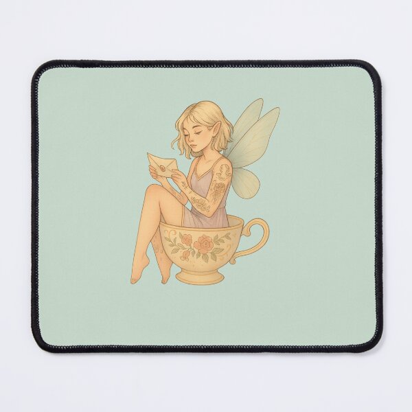 Item preview, The mail fairy- cozy postal magic art designed and sold by spiritualgirly.