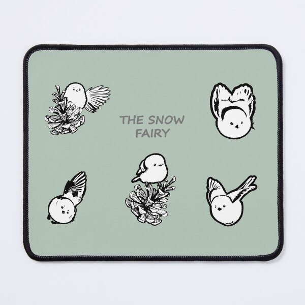 Item preview, Snow Fairy Birds Set - Minimalist Shimanaga-enaga Tits designed and sold by SKETCHYANDGRAPHIC.