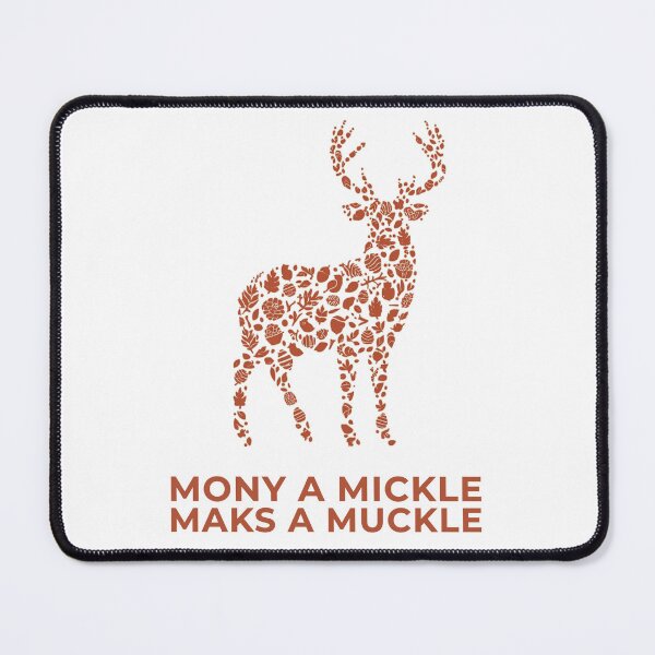 Item preview, Mony A Mickle Maks A Muckle Scottish Stag - Scotland Proverb Gift designed and sold by Loom on the Loch.