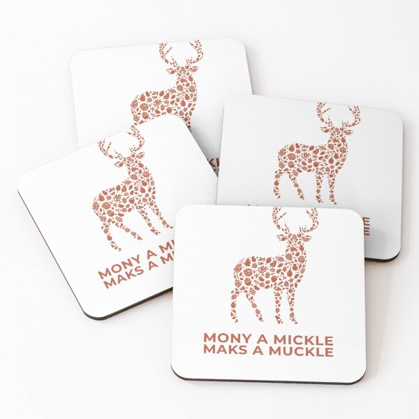 Item preview, Mony A Mickle Maks A Muckle Scottish Stag - Scotland Proverb Gift designed and sold by Loom on the Loch.