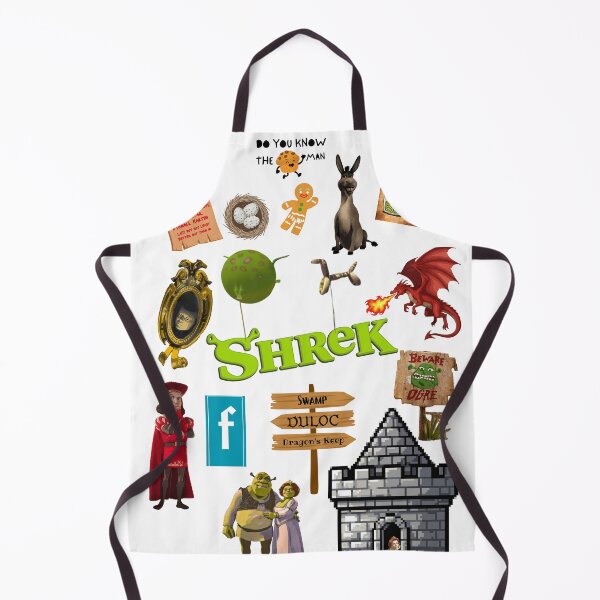 Item preview, Shrek Bundle Designs Fairy Tale Swamp Chaos Collage – Ogre, Dragon & Castle Parody Art designed and sold by inallusha.