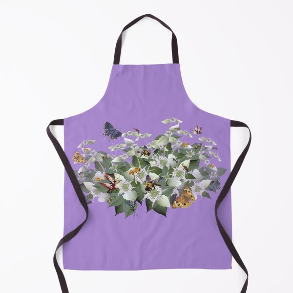 Item preview, Mountain Mint with Pollinating Bees, Butterflies, and Insects designed and sold by Jedi-Artist.