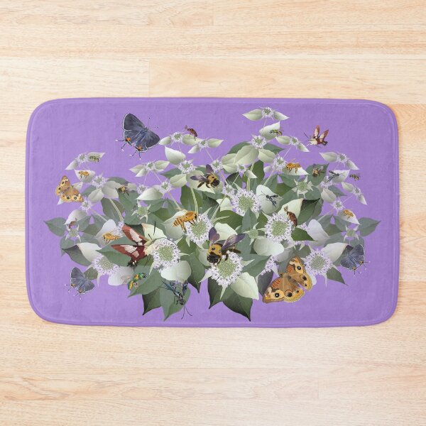 Item preview,  Mountain Mint with Pollinating Bees, Butterflies, and Insects designed and sold by Jedi-Artist.