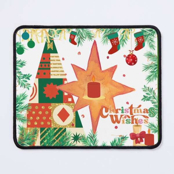 Item preview, Joyful Christmas Wishes-Holiday Decorations Design, designed and sold by LunaPrintCo.