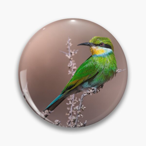 Item preview, Emerald Spark — Little Bee‑Eater in Soft Savanna Light designed and sold by DavideAntoniani.