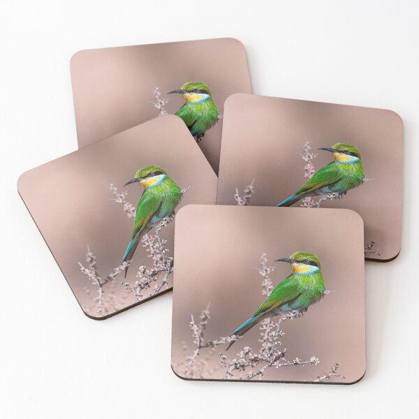 Item preview, Emerald Spark — Little Bee‑Eater in Soft Savanna Light designed and sold by DavideAntoniani.