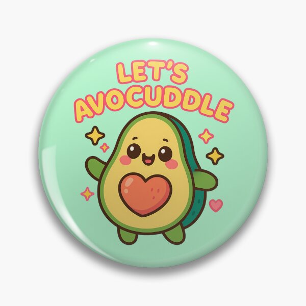 Item preview, Let's Avocuddle Cute Food Pun designed and sold by yPaladino432.
