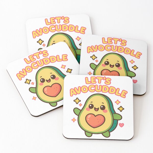 Item preview, Let's Avocuddle Cute Food Pun designed and sold by yPaladino432.