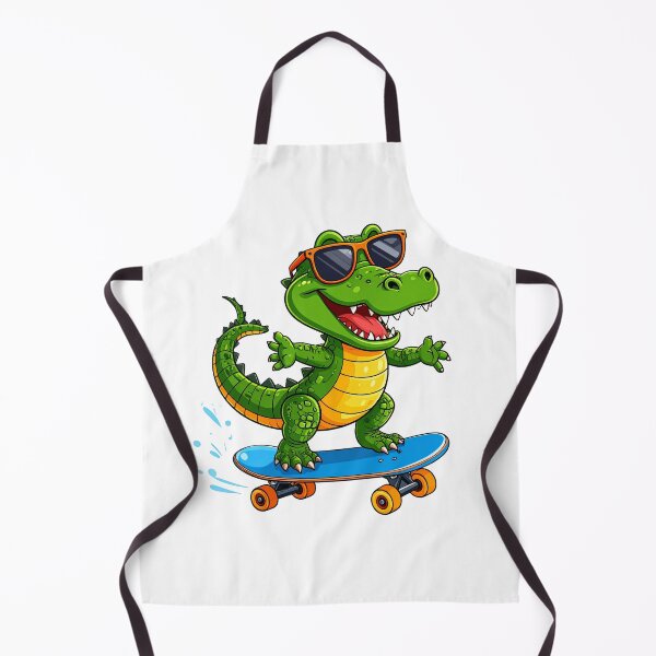 Item preview, Alligator with skateboard designed and sold by UAcomix.