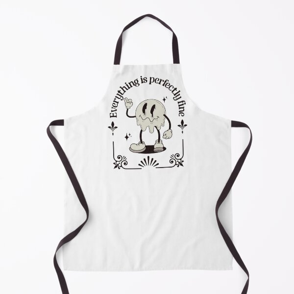 Item preview, Everything Is Perfectly Fine – Melting Cartoon Face | Funny Anxiety Meme Shirt designed and sold by Proto Lab Studio.
