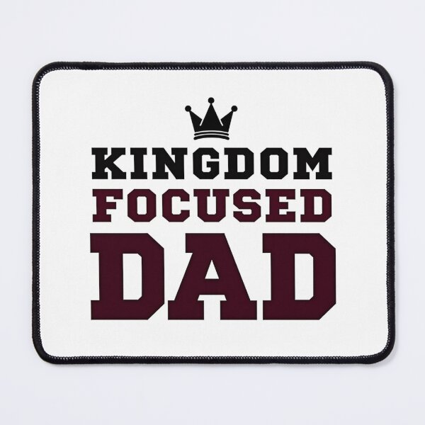 Item preview, Kingdom Focused Dad – Christian Father Faith Design designed and sold by jelonkaa.