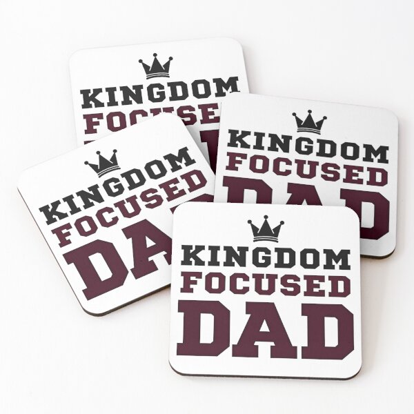 Item preview, Kingdom Focused Dad – Christian Father Faith Design designed and sold by jelonkaa.