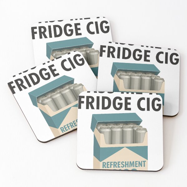 Item preview, Pass Me a Fridge Cig – Refreshment Cigs Funny Drink Cartoon Design designed and sold by johnExpress02.