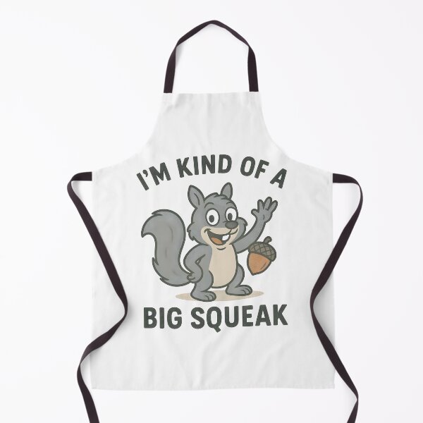 Item preview, Cute Grey Squirrel I'm Kind of a Big Squeak Design. designed and sold by The-T-In-Retro.