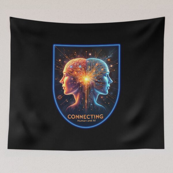 Item preview, Futuristic Synergy Brain & Circuit Board Art Apparel designed and sold by Atouke.