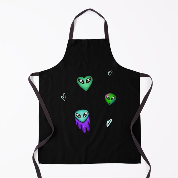 Item preview, Cute Lil' Alien Heads Sheet designed and sold by marley-seraph.