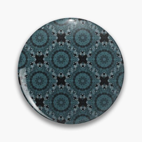 Item preview, Lace Floral Mandala Decorative Pattern in Blue designed and sold by Artistestella.
