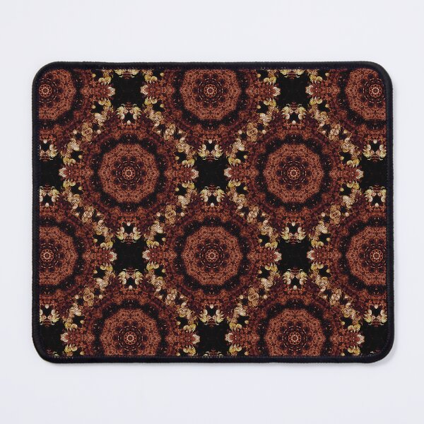 Item preview, Lace Floral Mandala Decorative Pattern in Red designed and sold by Artistestella.
