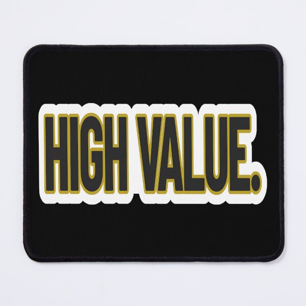 Item preview, High Value Humor – High Value – Gift for Confident Women – Bold Minimalist Lettering designed and sold by JacobKAurumhead.