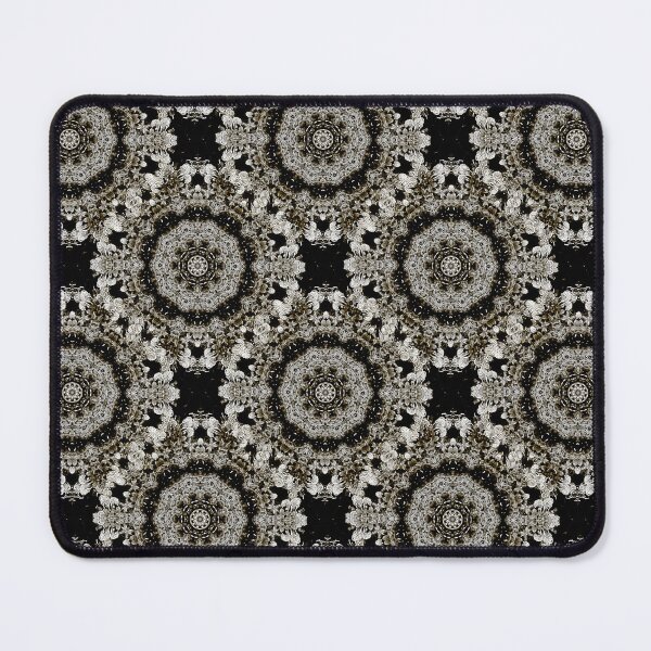 Item preview, Lace Floral Mandala Decorative Pattern in Beige Gray designed and sold by Artistestella.