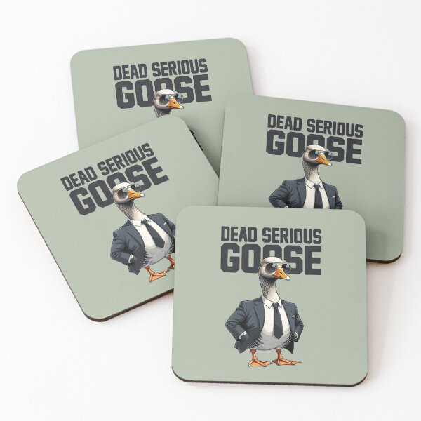 Item preview, Dead Serious Goose – Suit & Shades Funny T-Shirt designed and sold by shmupod.