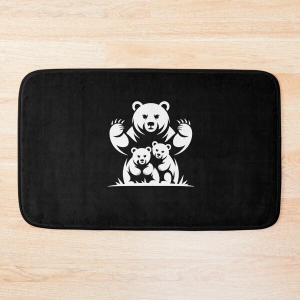 Item preview, Mama Bear Protective T-shirt - Bear Silhouette & Cubs designed and sold by Reichcorp.