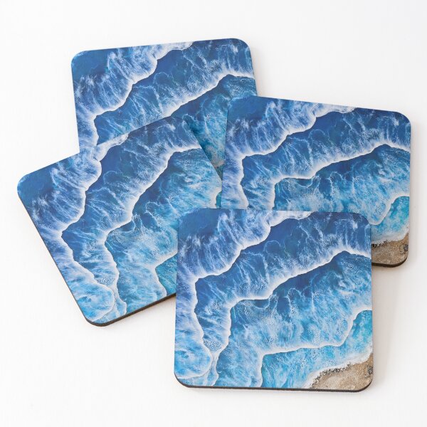 Item preview, Crashing Blue Waves on Sandy Shore designed and sold by Jordannem.
