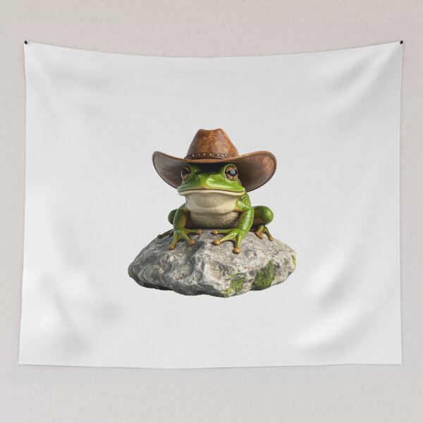 Item preview, Sad Frog with Cowboy Hat designed and sold by UAcomix.