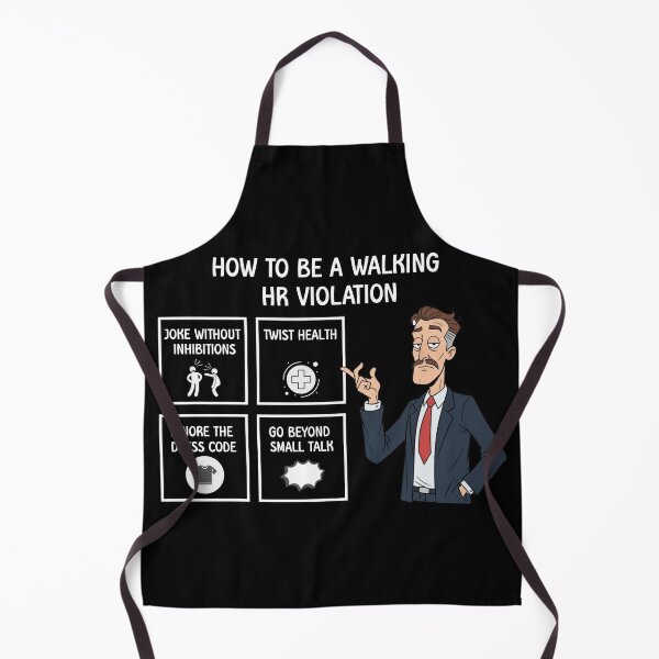 Item preview, Funny Coworker Walking HR Violation Office Humor designed and sold by ArtFromBeyond.