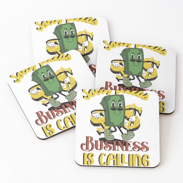 Artikelvorschau, Business Is Calling – Lustiges Money Cartoon Design entworfen und verkauft von Proto Lab Studio.