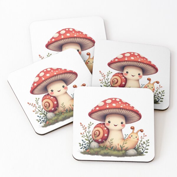 Item preview, Snail with Mushroom Hat designed and sold by UAcomix.