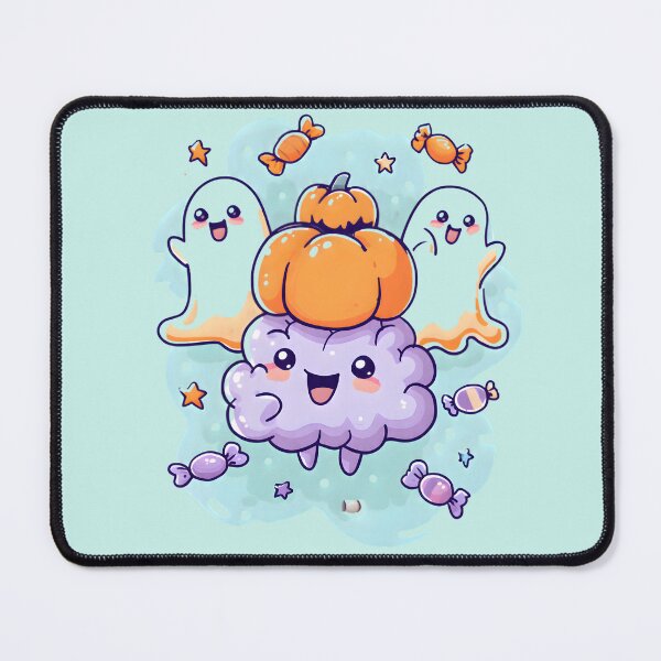 Item preview, Kawaii Halloween Brain – Cute Pumpkin & Ghosts Spooky Design designed and sold by PureBrain.