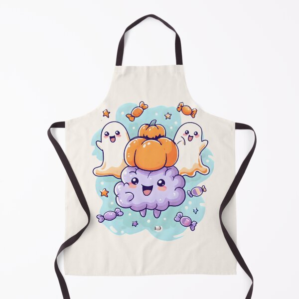 Item preview, Kawaii Halloween Brain – Cute Pumpkin & Ghosts Spooky Design designed and sold by PureBrain.