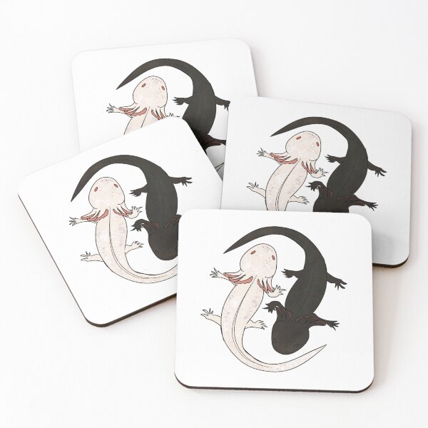 Item preview, Axolotl (ying-yang) designed and sold by Dionysus-the-queer.