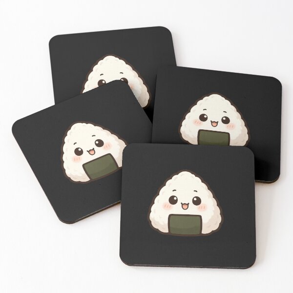 Item preview, Cute Anime Onigiri Snack designed and sold by Paninides.