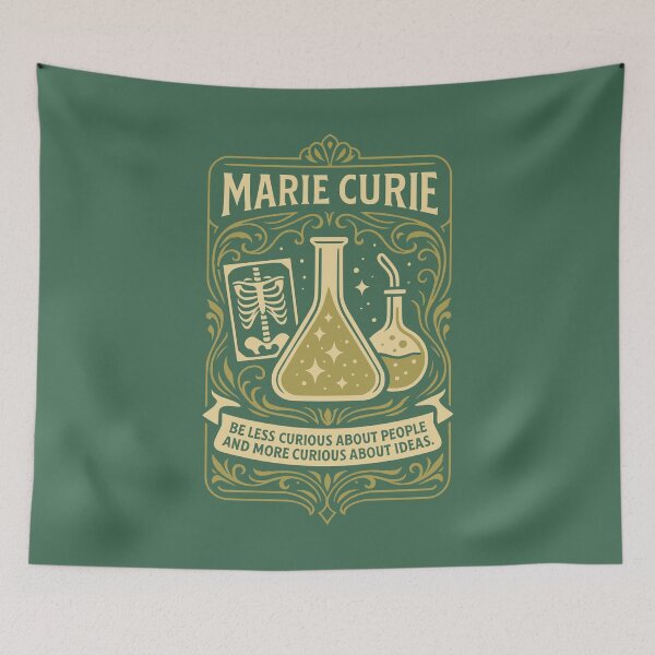 Item preview, Marie Curie designed and sold by Coconautica.