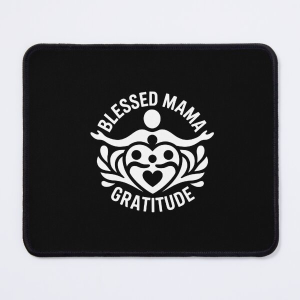 Item preview, Blessed Mama Heart Design - Spiritual Family Gratitude Tee designed and sold by Reichcorp.