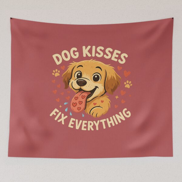 Item preview, Dog Kisses Fix Everything designed and sold by DariaOltes.