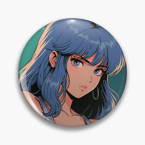 Item preview, Anime Girl with blue hair designed and sold by BOZGO.