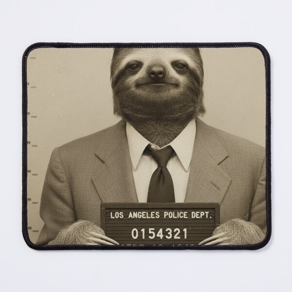Item preview, Gangster Sloth designed and sold by EvilRatpack.