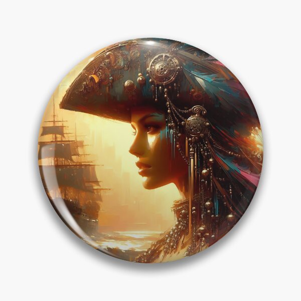 Item preview, Pirate Queen designed and sold by GalleryBrisArt.