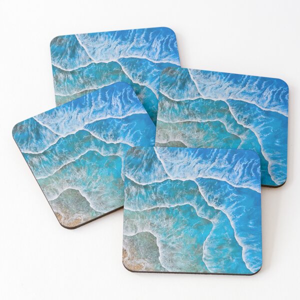 Item preview, Turquoise Ocean Waves on Sandy Shore designed and sold by Jordannem.