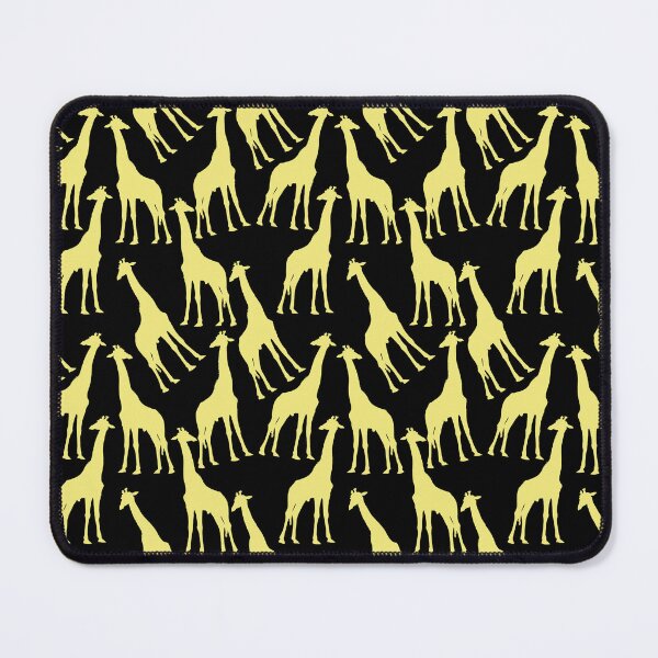 Item preview, Giraffe Pattern - Cute Animal - on Black for giraffe lovers designed and sold by Sajuade.