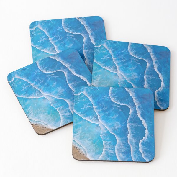 Item preview, Blue Ocean Waves Rolling onto Shore designed and sold by Jordannem.