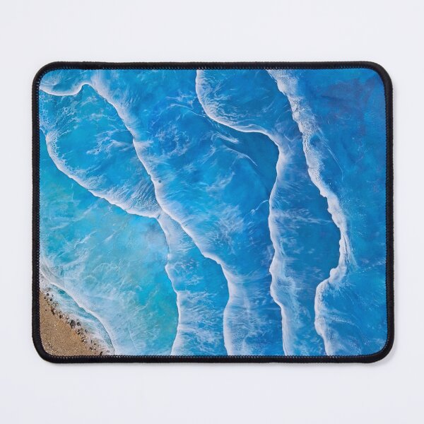 Item preview, Blue Ocean Waves Rolling onto Shore designed and sold by Jordannem.
