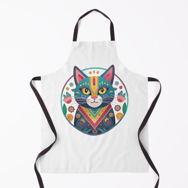 Item preview, Colourful Bold Cat Portrait designed and sold by SvetsShirts.