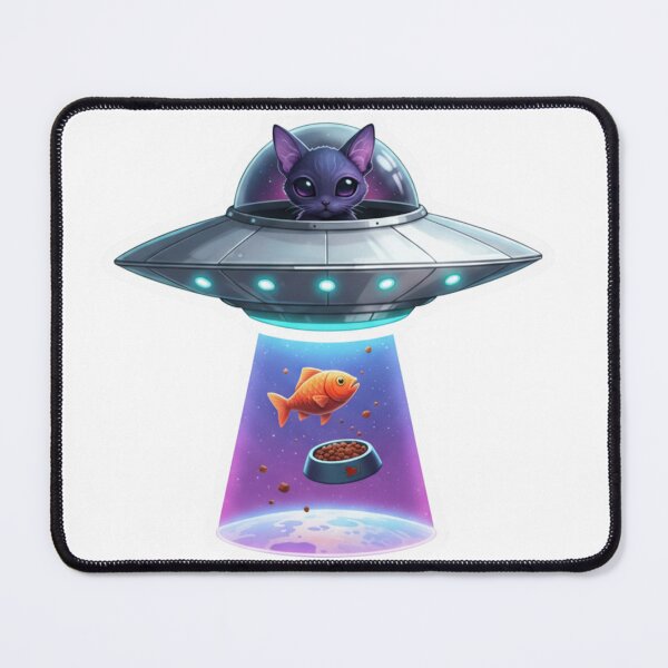 Item preview, Cute Alien Cat UFO Design designed and sold by EverBranz-stor.